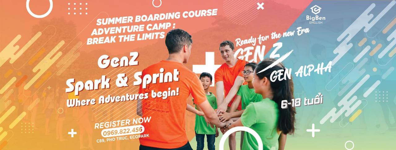 Trại hè tiếng Anh bán trú cho bé BigBen Summer 2025